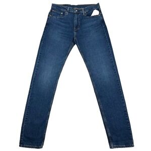 Levi's 512 LO-BALLx34 Slim Fit Jeans Men's Blue Denim NWT Reclaimed Sustainable
